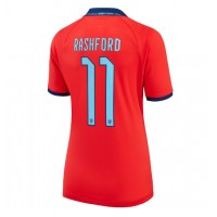 England Marcus Rashford #11 Auswärtstrikot Frauen WM 2022 Kurzarm